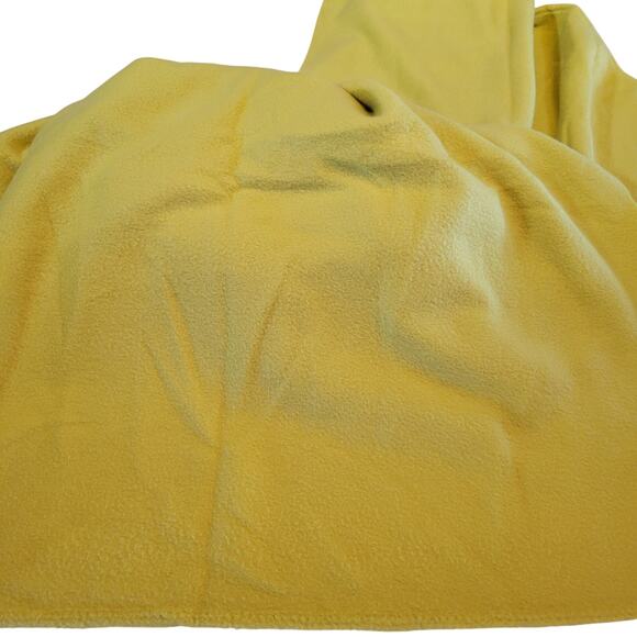 Mustard Yellow Fleece Fabric 61 x 44" Soft Warm Material for Craft Sewing - Picture 8 of 11